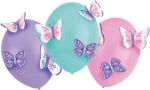 Luftballon pastell Schmetterling